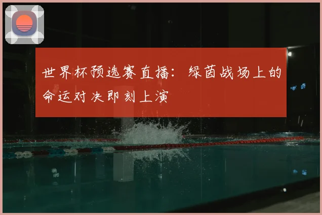 世界杯预选赛直播:绿茵战场上的命运对决即刻上演